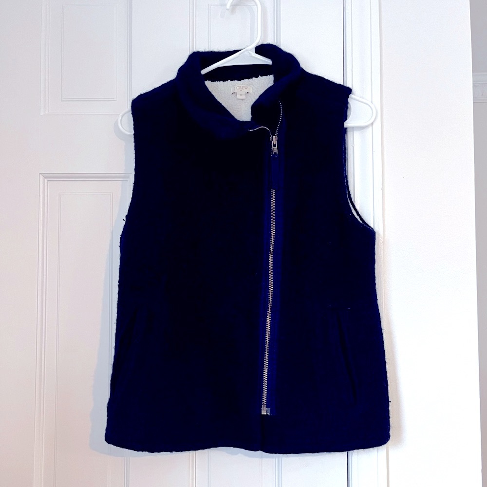 Jcrew women Sherpa Vest - XS